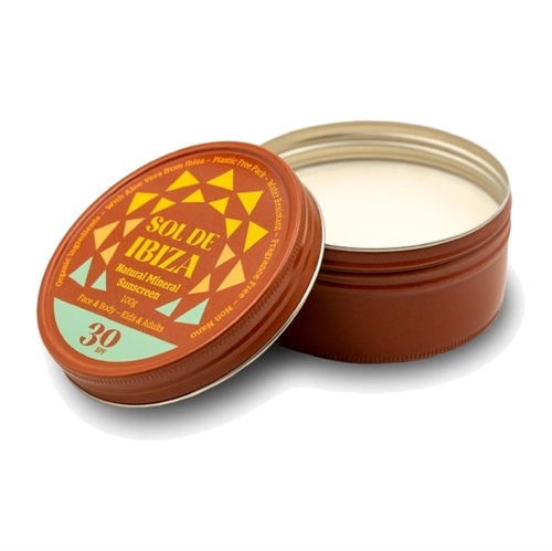 Sol de Ibiza Daily Mineral Sunscreen SPF30 - 100 g - Sol de Ibiza