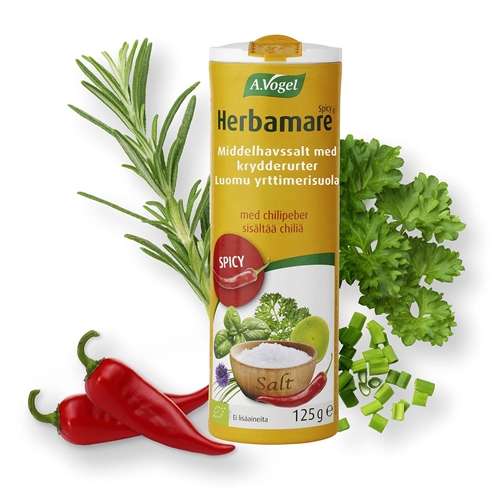Herbamare Spicy Urtesalt Økologisk - 125 g - A.Vogel