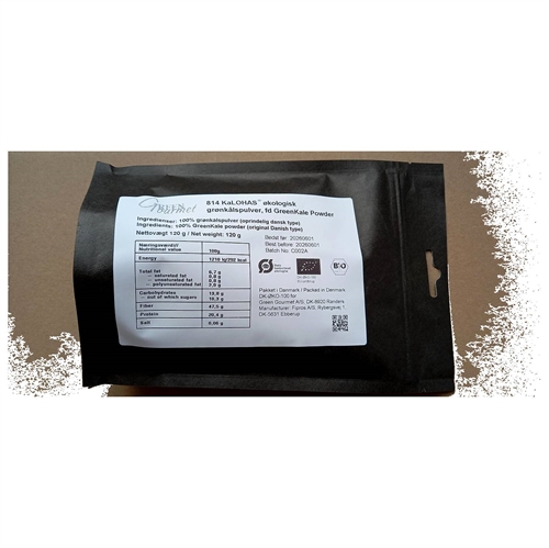 KaLOHAS® økologisk grønkålspulver - 120 gr.