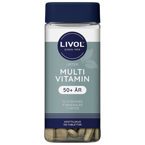 Livol Multivitamin med Urter 50+ - 150 stk