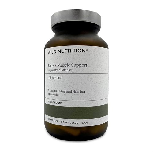 Wild Nutrition Food Grown Bone og Muscle Support - 90 kapsler - Wild Nutrition