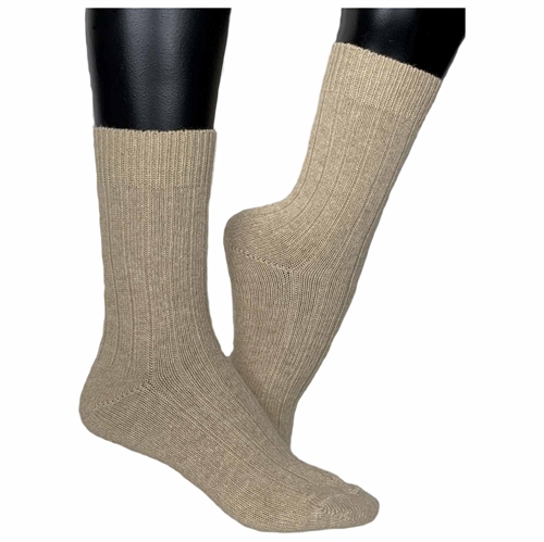 Cashmerestrømper Lys beige - str. 39/42 1 par - Clemente