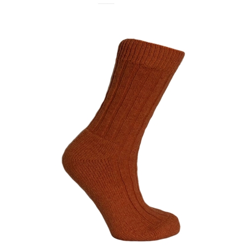Merinostrømper med frotté Orange - str. 39/42 1 par - Clemente