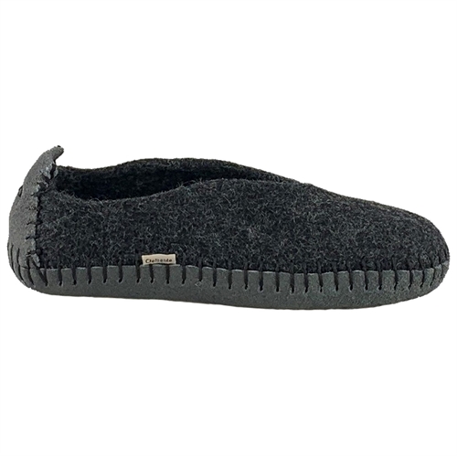 Slippers med hælkappe Koksgrå - str. 45 - Clemente