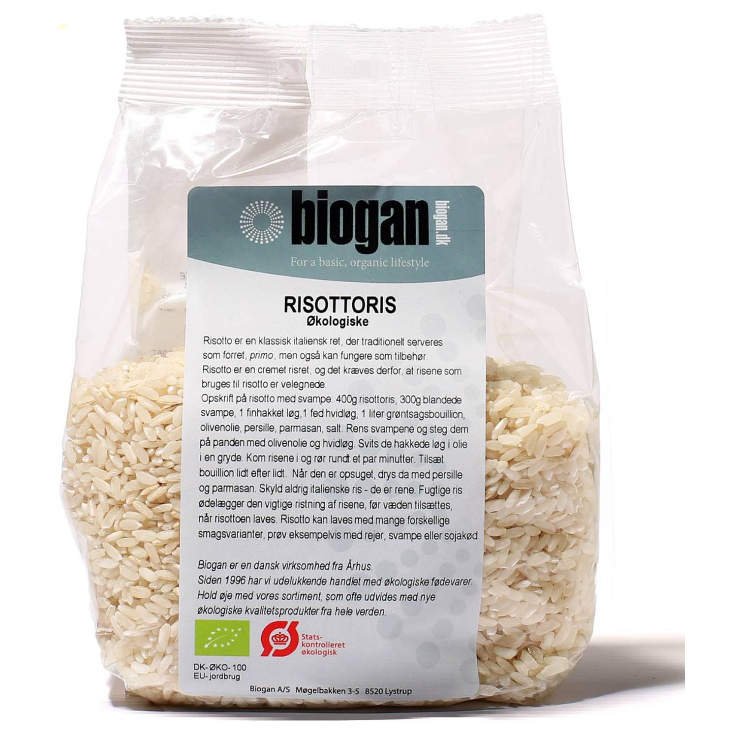 Risotto ris Italien Økologisk - 500 gr - Biogan