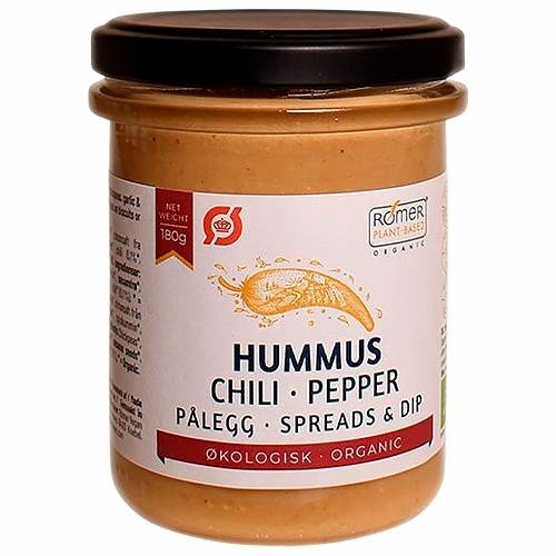Hummus Chili Økologisk - 180 g - Rømer