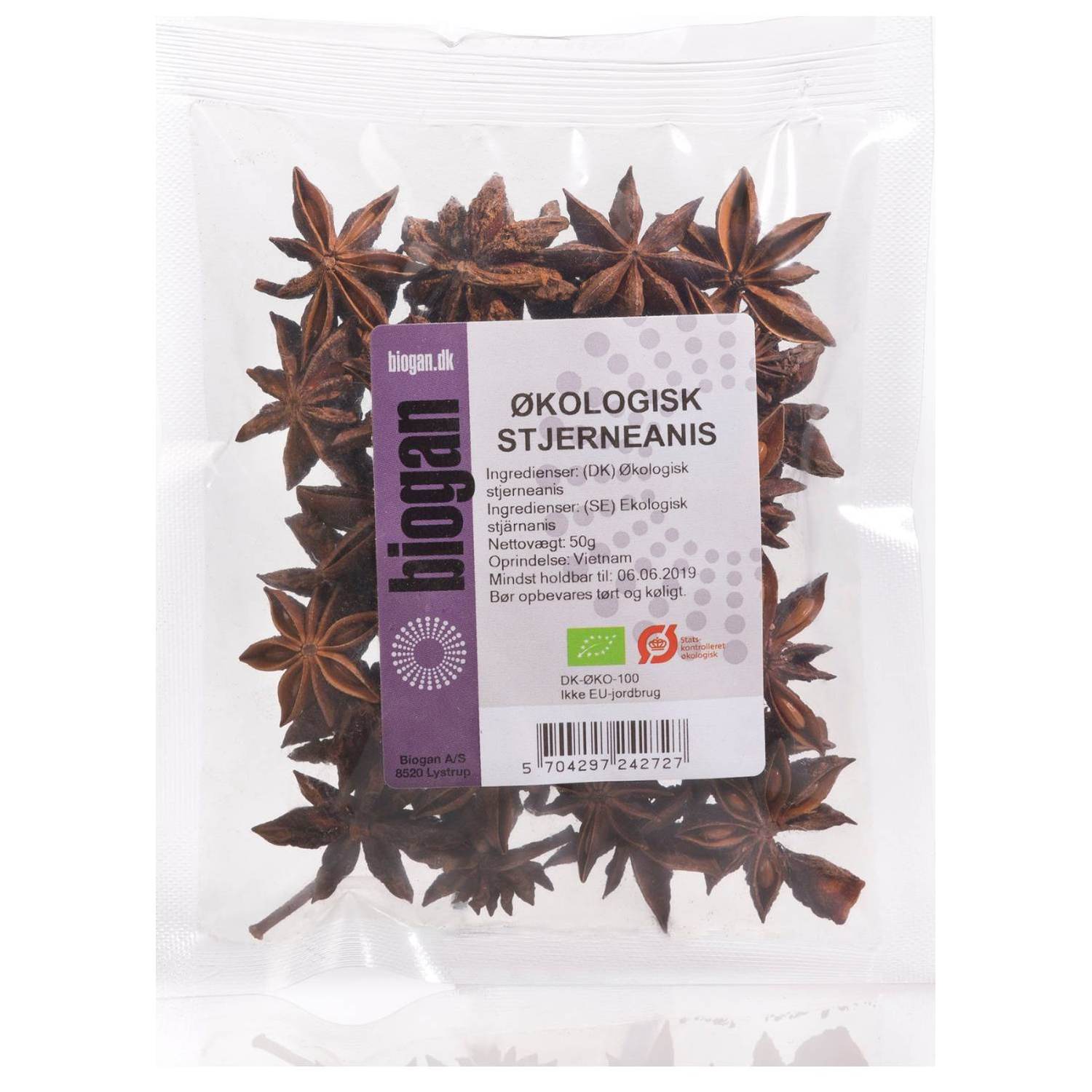 Stjerneanis Økologisk - 50 gram - Biogan