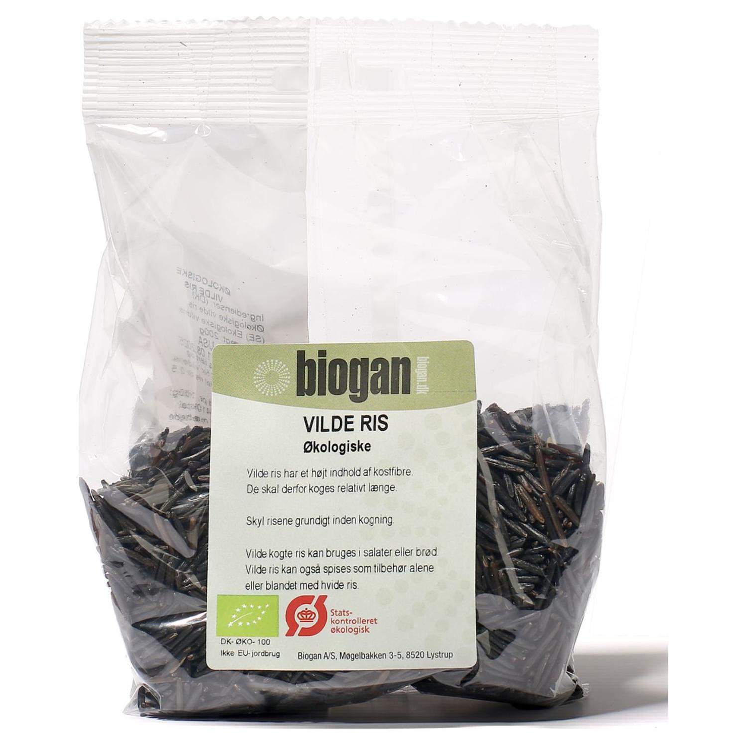 Vilde ris Økologisk - 200 gr - Biogan