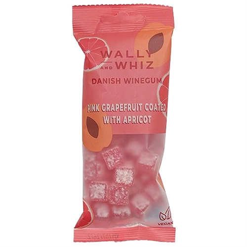 Vingummi Grapefrugt med abrikos - 56 g - Wally and Whiz